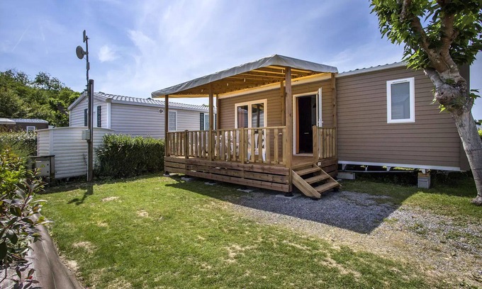 Saint-Vincent-sur-Jard House | Camping La Bolée d'Air * - Mobil-Home Caribbean 3 Rooms 4/6 People + TV