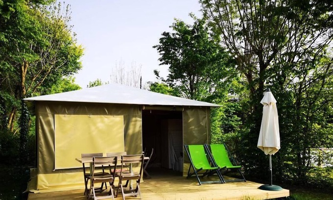 Chaille-les-Marais House | Camping l'Ile Cariot *** - 3-room Canvas Bungalow 4 people