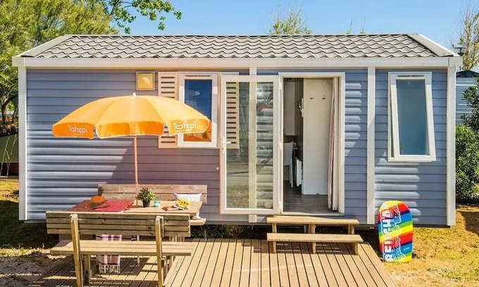 Camiers House | Camping La Dune Blanche* - Classic 3-room mobile home for 4 people