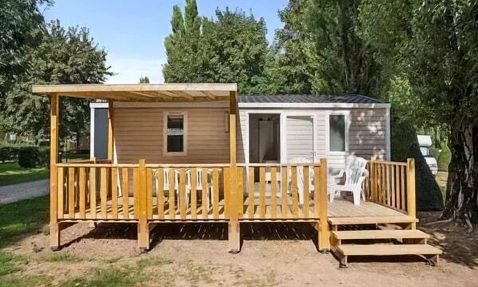 Joyeuse House | Camping La Nouzarède* - Mobile home Comfort 3 rooms 4 people