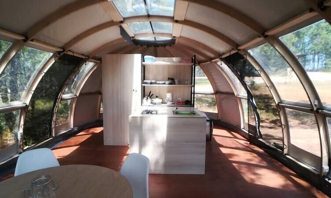 Saint-Cirq-Lapopie House | Camping La Truffière*** - Dome panoramic 3 rooms 4 persons Without sanitary facilities
