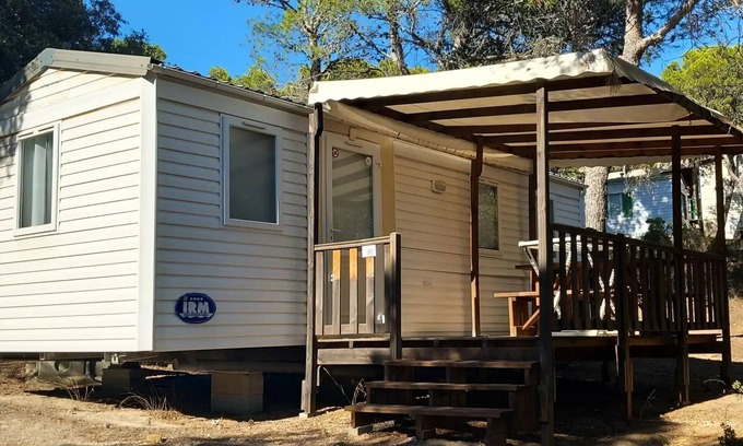 Fabrezan House | Camping Le Pinada * - Mobil Home TITANIA CLIM - 2 bedrooms - 24m2 - 5 people