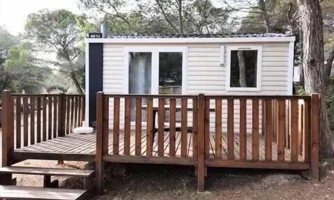 Fabrezan House | Camping Le Pinada * - Mobil Home IRIS - 1 bedroom - Recent - 20m2 4 people