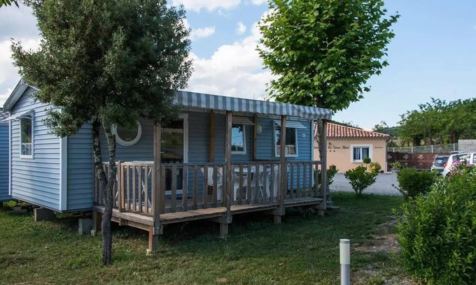 Saint-Maurice-d'Ibie House | Camping Le Sous Bois * - Mobile home Premium 4 rooms 6 people Air-conditioned