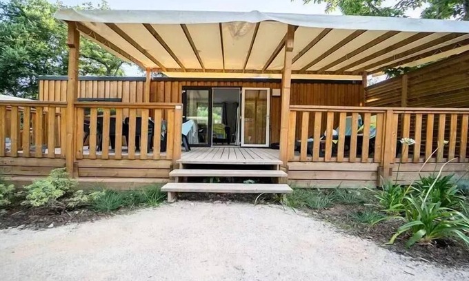 Laroque-des-Alberes House | Camping Les Albères * - Mobil Home Passion 3 Rooms 4/6 People Air Conditioned + TV