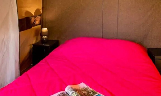 Laroque-des-Alberes House | Camping les Albères* - Natura Tent 3 Rooms 5 people Without Sanitary