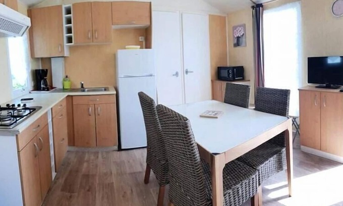 Gamaches House | Camping les Marguerites*** - Mobile home Confort 3 rooms IRM 4/6 people