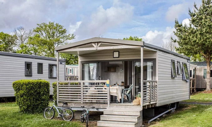 Benodet House | Camping maeva Club La Mer Blanche * - Mobile Home Presta+ 3 Rooms 4 People Air Conditioned + TV