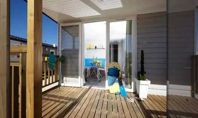 Saint-Paul-en-Born House | Camping maeva Escapades La Clairière * - Comfort Mobile Home 3 Rooms 4 People + TV