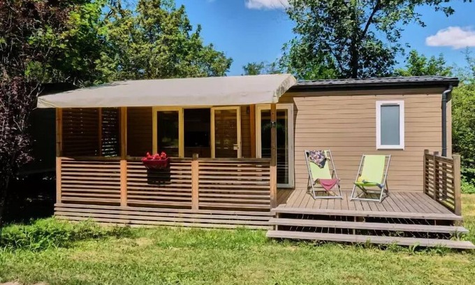 Recoubeau-Jansac House | Camping maeva Escapades Le Couriou * - Premium Mobile Home 3 Rooms 4 People Air Conditioned + TV