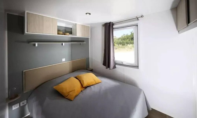 La Petite Motte House | Camping Maïana Resort* - Cottage 5 rooms 8/10 people with air conditioning - TV