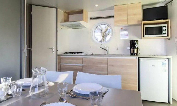 Arles-sur-Tech House | Camping Paradis le Vallespir* - Mobile home Pimevere 3 rooms 4 adults + 1 child