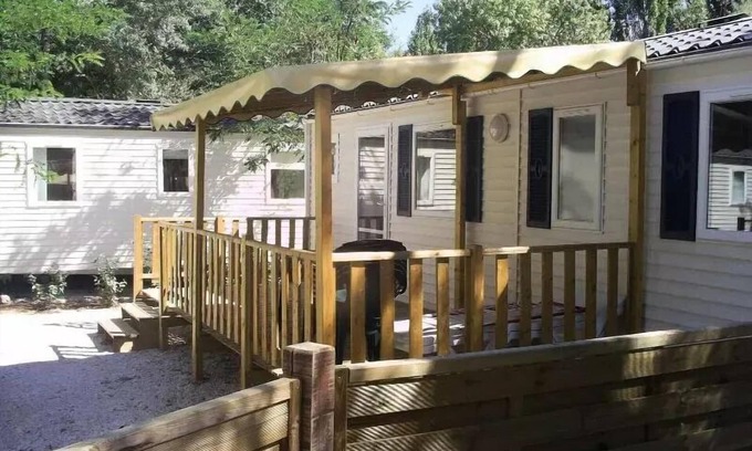La Crau House | Camping Vert Gapeau * - Mobil CANNELLE climatisé 3 chambres (33m²) 6 personnes