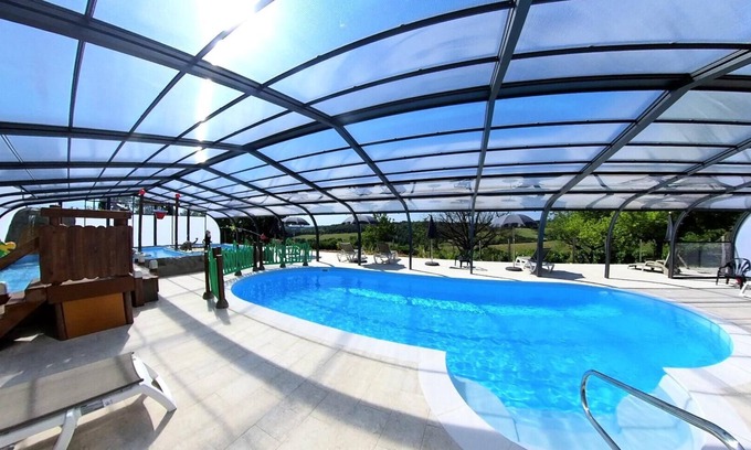 Rouffignac-Saint-Cernin-de-Reilhac House | Campsite Flower Les Terrasses de Dordogne *** - Chalet Soleil Standard 2 Rooms 2/4 People