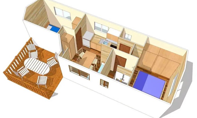 Carsac-Aillac House | Campsite Aqua Viva* - Classic XL 3 Room Mobile Home 4 People