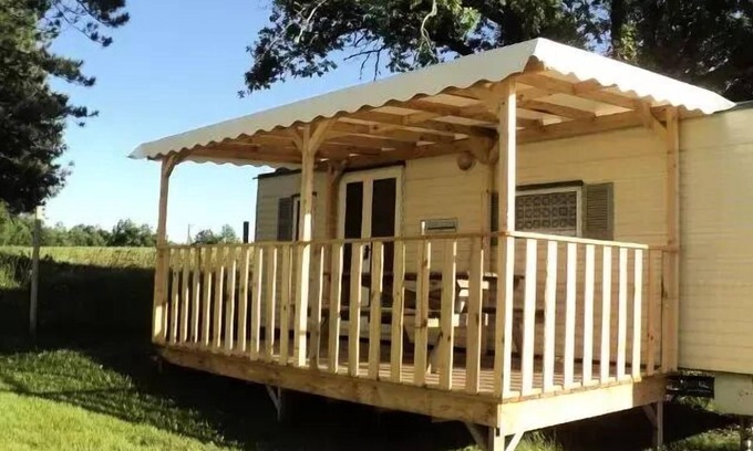 Reilhaguet House | Campsite Bellevue * - Mobile Home 3 Rooms 4 People