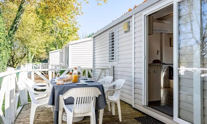 Badefols-sur-Dordogne House | Campsite maeva Getaways Les Bö-Bains * - 3 Room Mobile Home for 4/6 People with Air Conditioning