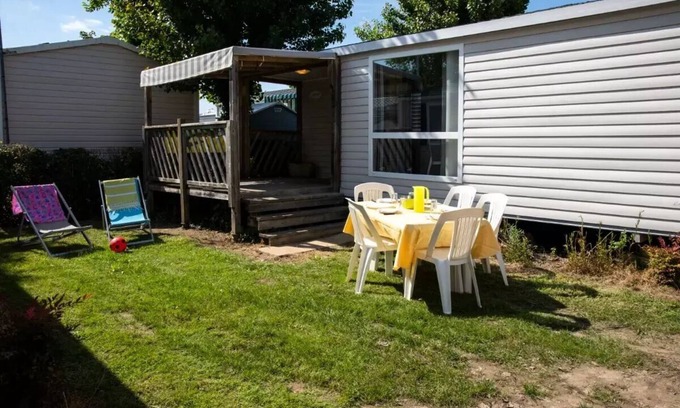 Bourgenay House | Campsite maeva Club Les Dinosaures * - Cozy 3-Room Mobile Home 4/5 People + TV