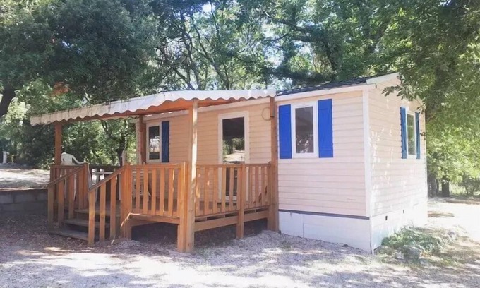 Barjac House | Campsite La Buissière * - Mobil home Comfort Compact - 2 bedrooms 4 people