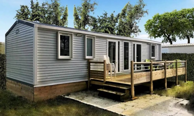 Saint-Leu-dEsserent House | Campsite Le Pré des Moines * - Mobile home JASMIN + 3 bedrooms 2 to 6 people - 2 pers. included in the tariff
