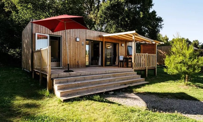 Caro House | Campsite maeva Respire Domaine de Kervallon * - Mobile Home Breizh 4 Rooms 6 People + TV
