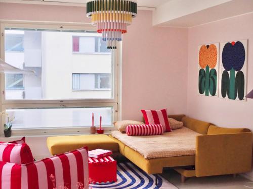 Keskinen District Apartment | Candy-Colored Two-Room Condo with Sweet views