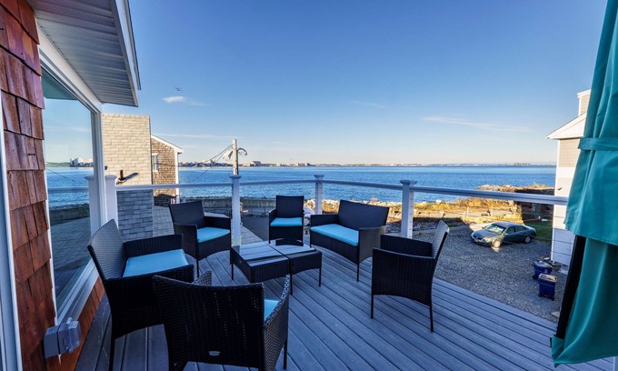 Revere Apartment | Cape Cod style Oceanside cottage, near Boston, train, Airport