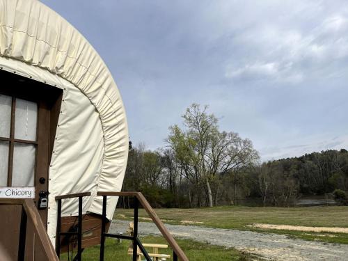 Lillington House | Cape Fear River Glamping at this Lovely Covered Wagon in Lillington, North Carolina