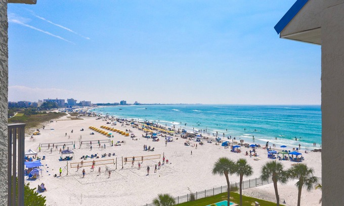 St. Pete Beach Condo | 🌅 Caprice Resort Unit #505 – Gulf Front Elegance for Couples & Small Families