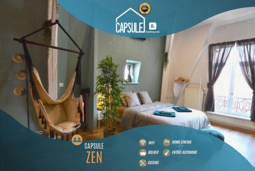 Roubaix Apartment | Capsule Roubaix/Lille Balneo*Home cinéma*Billard