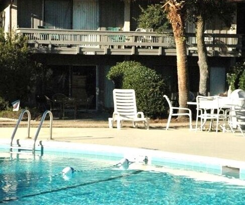 Saint Helena Island Villa | Captain John Fripp Villa 319~Pool Side and Ocean View