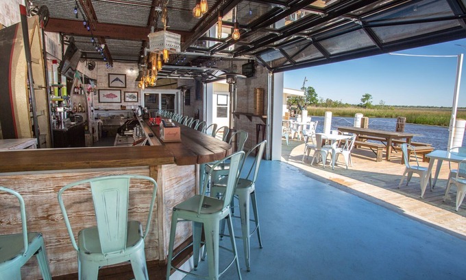 Historic Downtown Apalachicola Apartment | Captains Quarters at Scipio Creek Marina