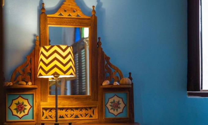 Jambiani Apartment | Cardamon Quadruple Family Suite Seaview with fans