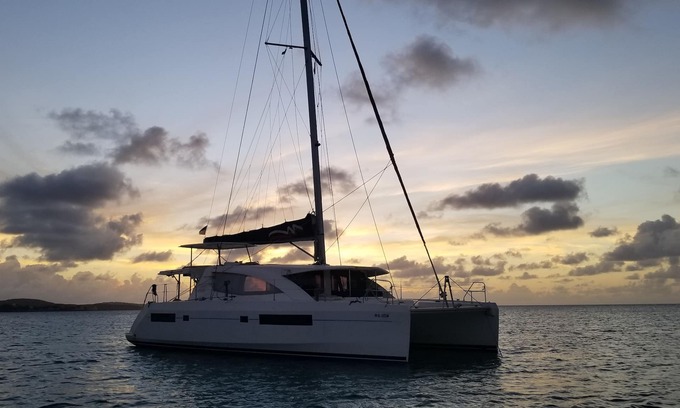 Charlotte Amalie Boat Rental | Caribbean vacation, safe and comfortable catamaran.