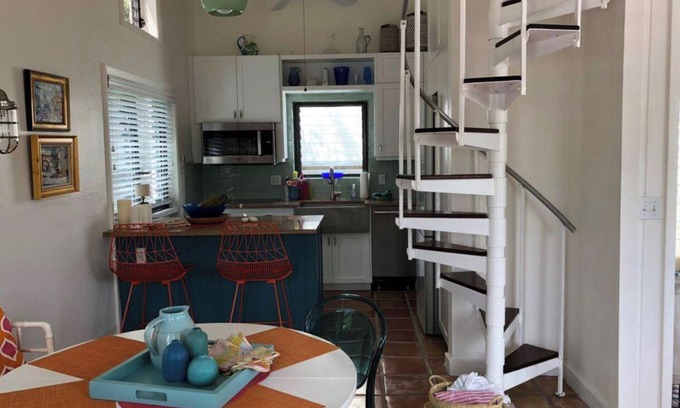 Estate Enighed Condo | Caribbean Gem Hilltop Condo with Harbor and Island Views, Walk to Town