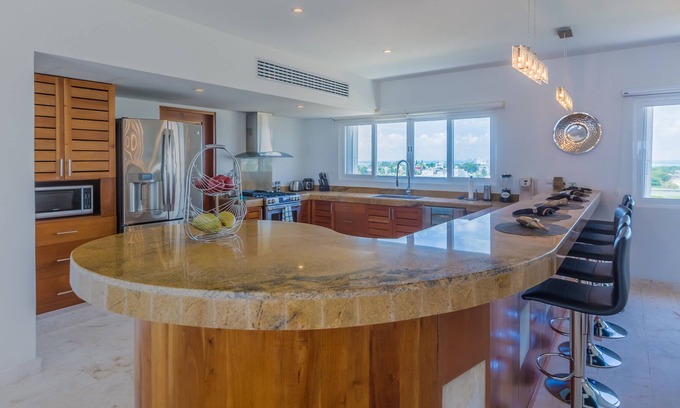 Isla Mujeres Condo | Caribbean Penthouse VIEWS in Luxury Accommodations