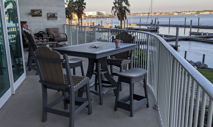 Orange Beach East Condo | Caribe Resort #B105 Gorgeous Bay Side Condo with Breathtaking View!