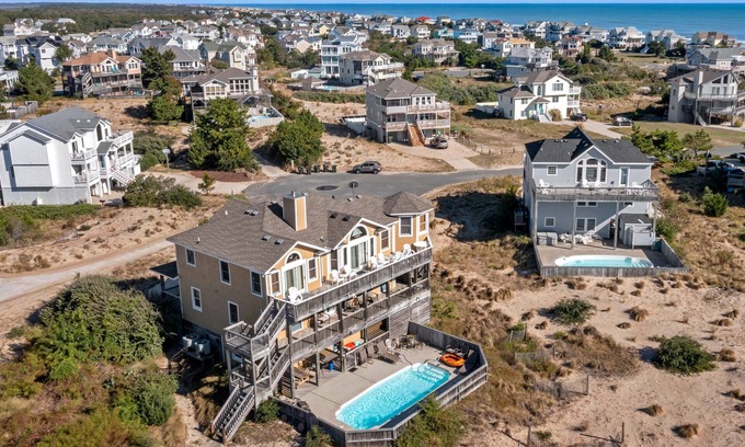 Ocean Hill House | Carolina Daydreamin': Ocean Views, Private Pool & Spa