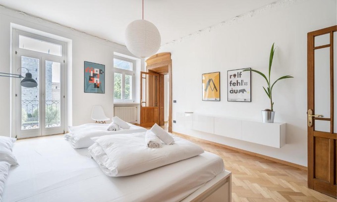 Riva del Garda Apartment | Casa Adriana, lake view and fortress