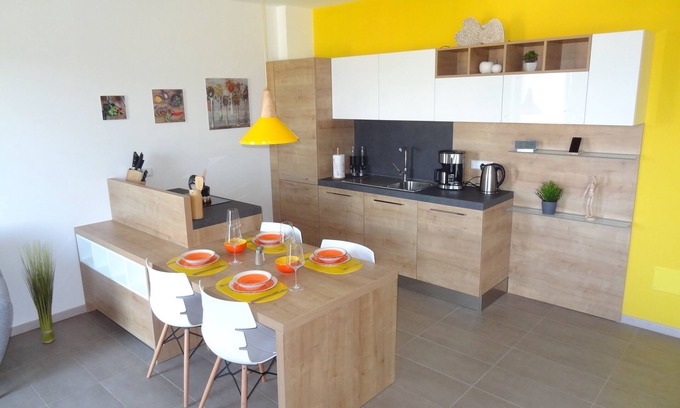 San Zeno di Montagna Apartment | Casa Annika - above Garda with fantastic lake views