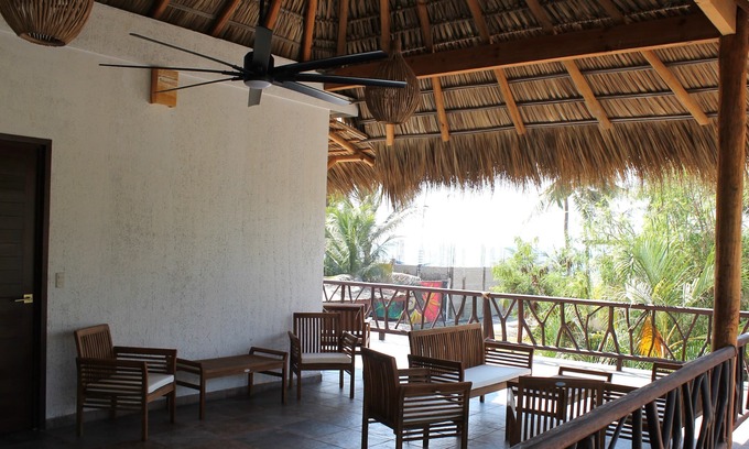 Brisas de Zicatela House | Casa Cali is just across the street from La Punta Beach nAll Bedrooms with A/C
