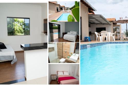 Capitolio House | Casa com piscina vista para lago, 03 quartos confortáveis
