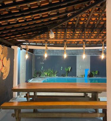 Baia da Traicao House | Casa da Prainha Baia da Traição Pb Piscina com hidromassagem a 30m do mar