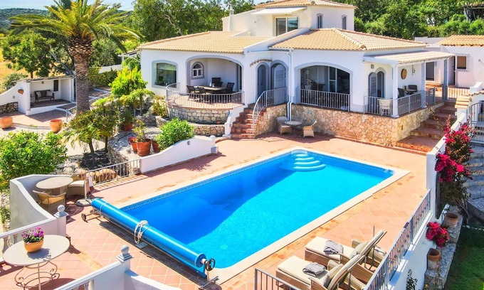 Sao Bras de Alportel Villa | Casa das Oliveiras, beautifully situated villa, with mature garden and sw.pool.