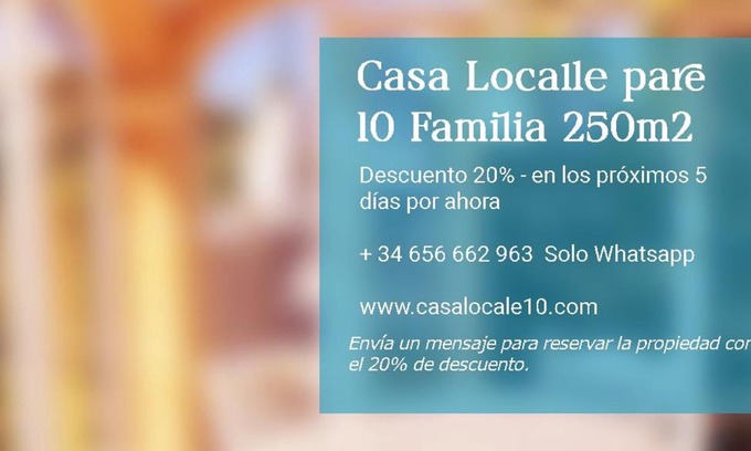 Los Gallos-Cerromolino House | Casa Localle pare 10 Familia 250m2