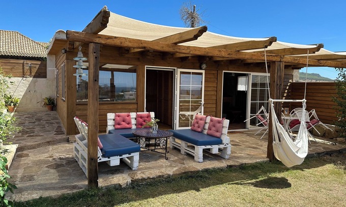 Bolonia Cottage | Casa Luna in Bolonia with garden and sea views. A space of peace and harmony.