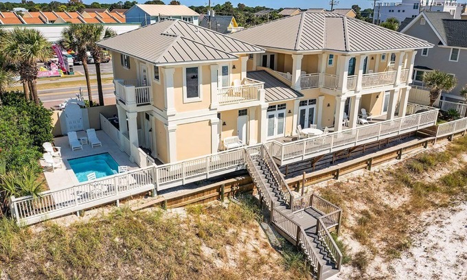 Miramar Beach House | Casa Madalena- Large Secluded Beachfront Home with Private Pool & Direct Beach Access