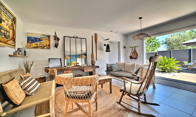 Ronce-les-Bains House | Casa Marcel, 4 Chambres, 4 Sdb, Décoration Bohème, au Calme Dans la Pinède