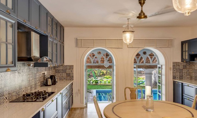 Pilerne Industrial Estates Villa | Casa Palms by Hireavilla -5br Villa w Private Pool