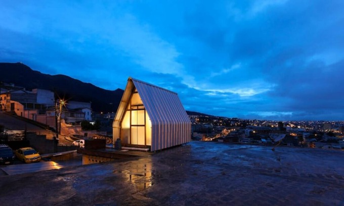 San Juan Cabin | Casa Parásito, Tinyhouse Sobre Terraza Privada Junto Centro Arte Contemporáneo
